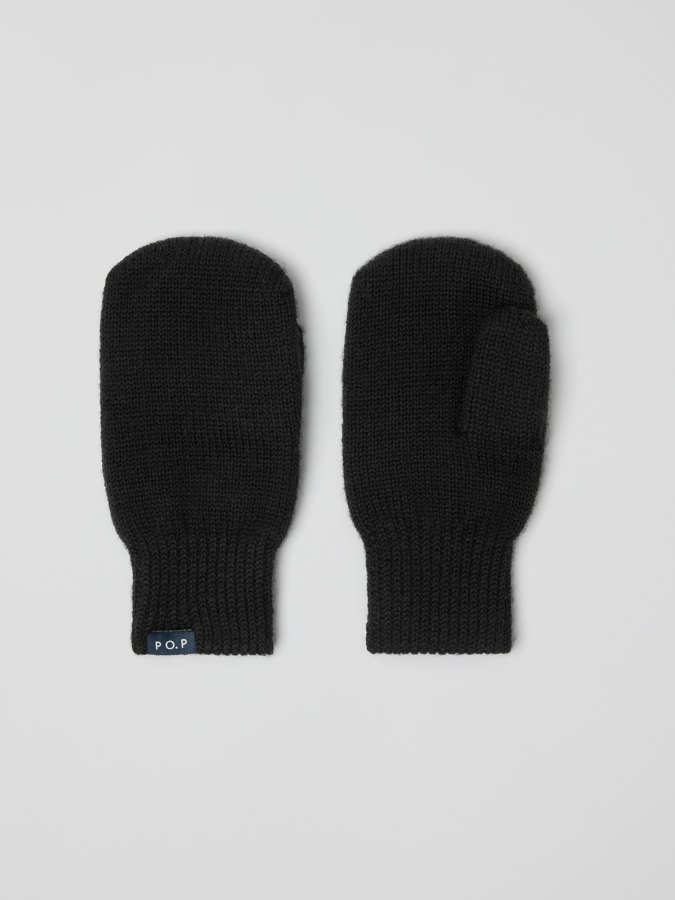 Doppeltgestrickte Fäustlinge Merinowolle Doppeltgestrickte Fäustlinge Merinowolle