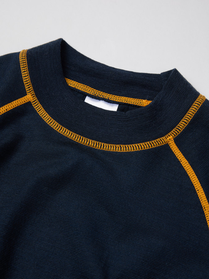 Langärmeliges Unterhemd Wollmischung