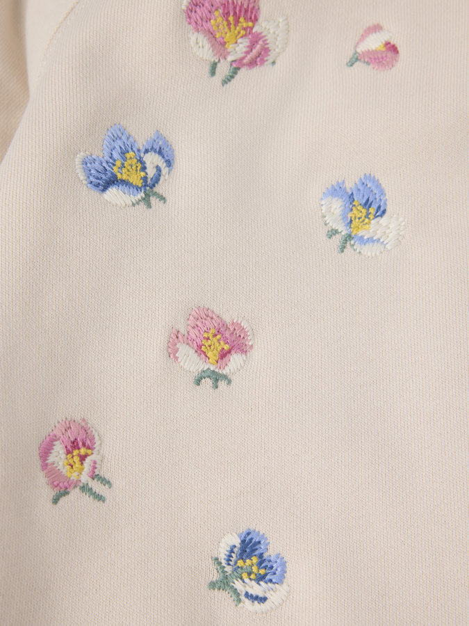 Sweatshirt, Blumenmotiv