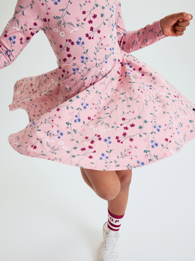 Drehkleid, geblümt
