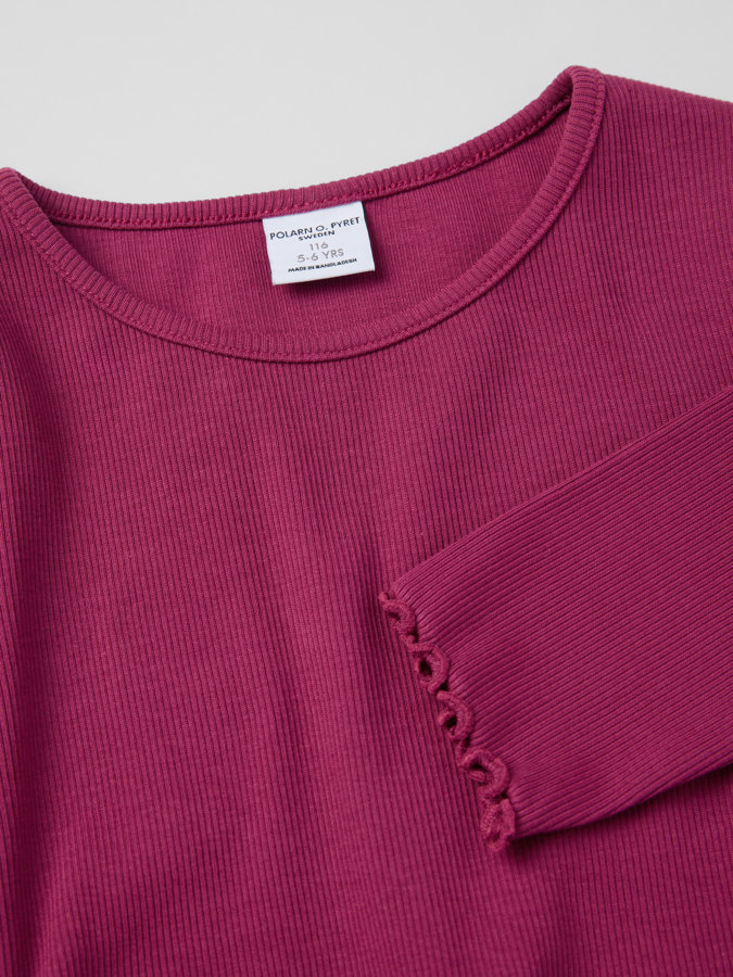 Geripptes Drehkleid