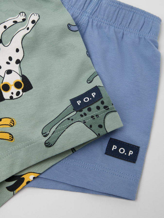 2er-Pack Boxershorts Dalmatiner