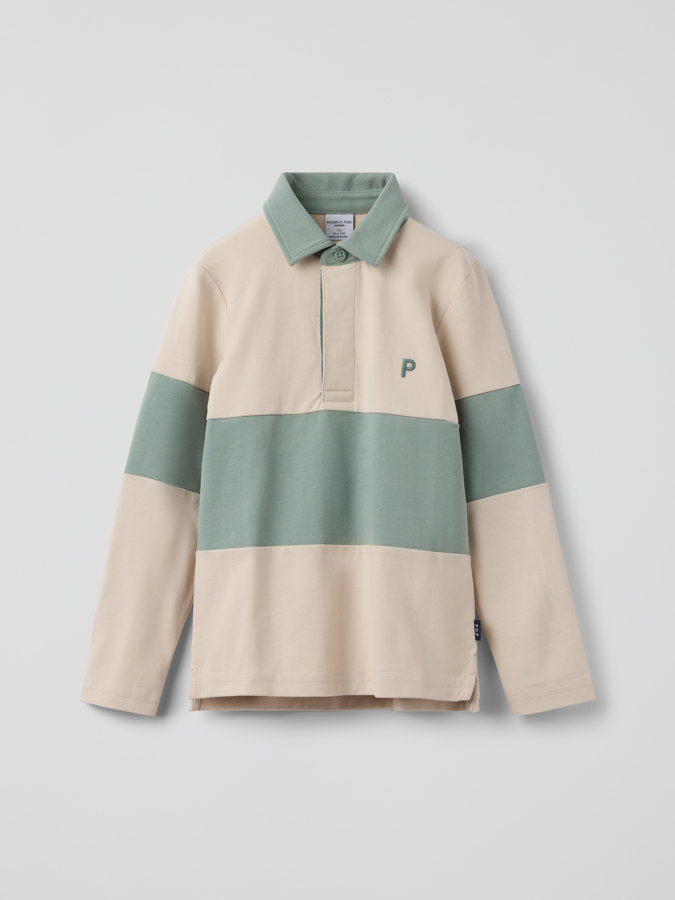 Langärmliges Poloshirt
