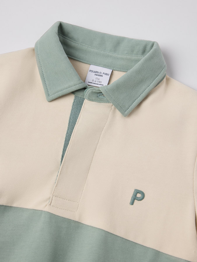 Langärmliges Poloshirt