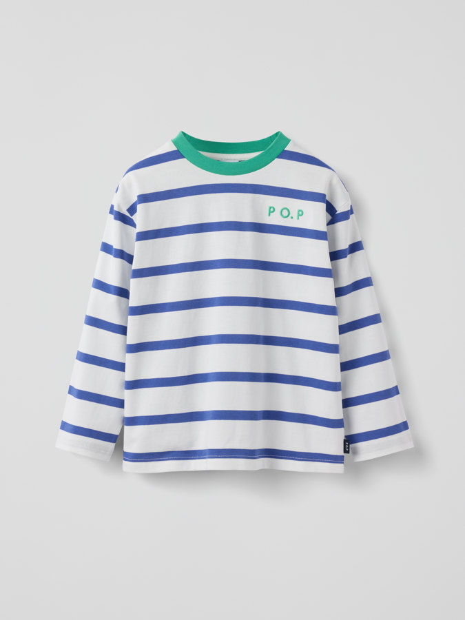 Langarm T-Shirt gestreift