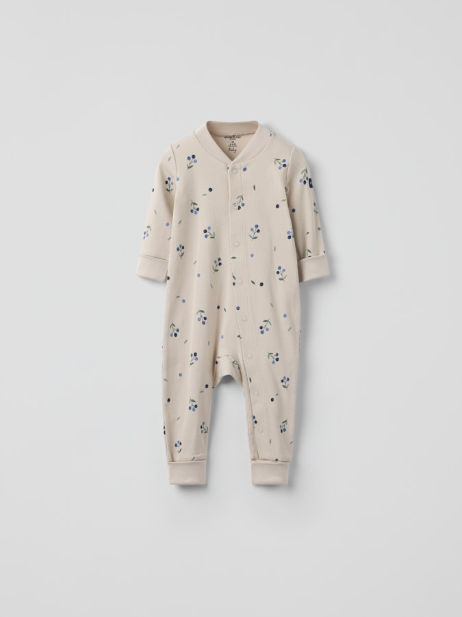 Schlafanzug Overall Blaubeere