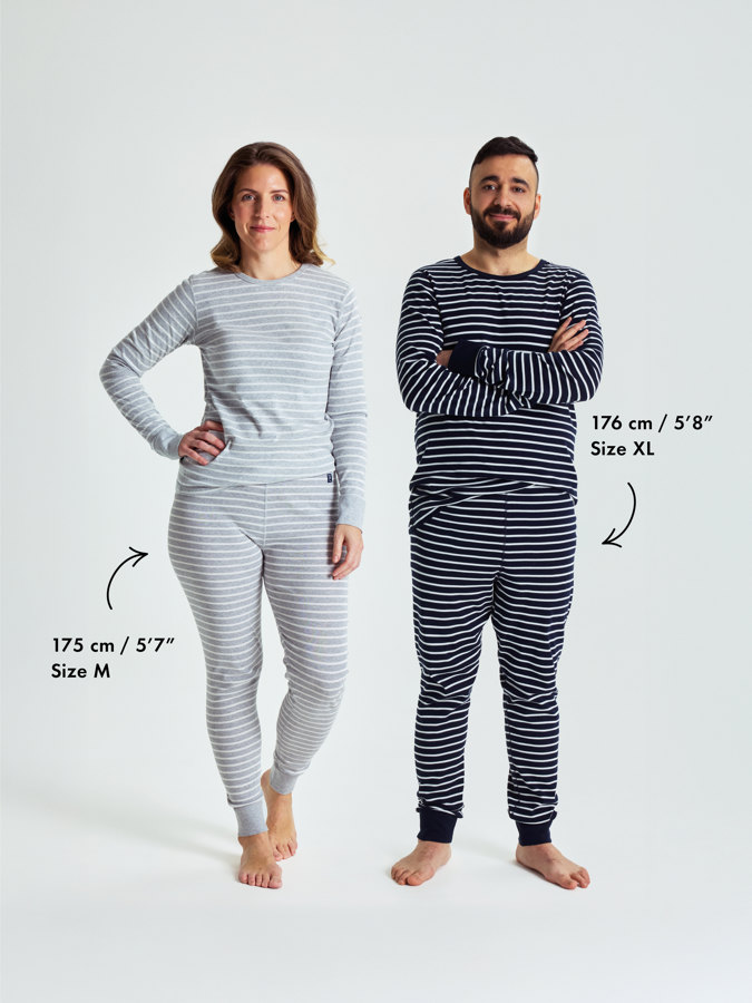 Erwachsenen-Hose gestreift