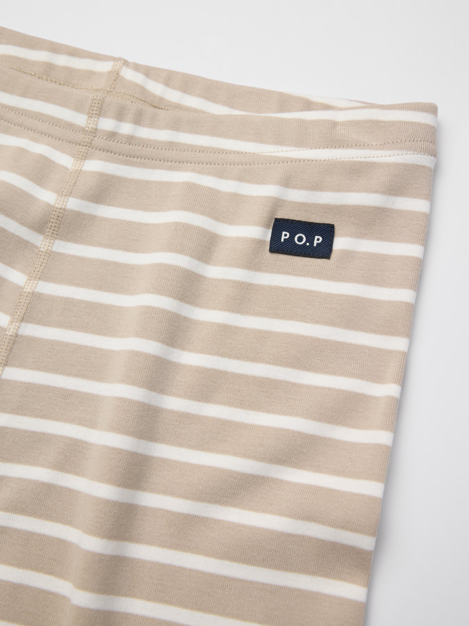 Set für Erwachsene aus Hose und Shirt, gestreift