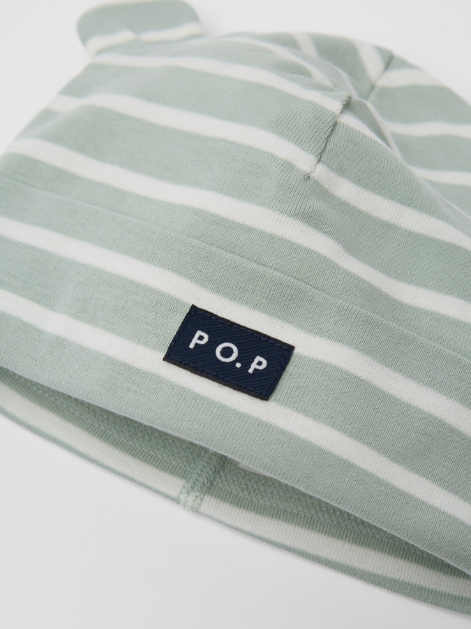 Mütze mit Ohren, gestreift Mütze mit Ohren, gestreift