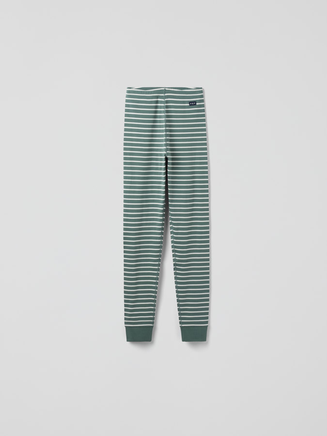 Set für Erwachsene aus Hose und Shirt, gestreift