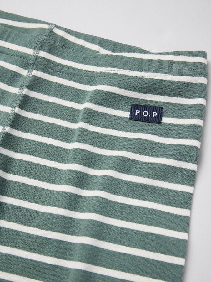 Set für Erwachsene aus Hose und Shirt, gestreift