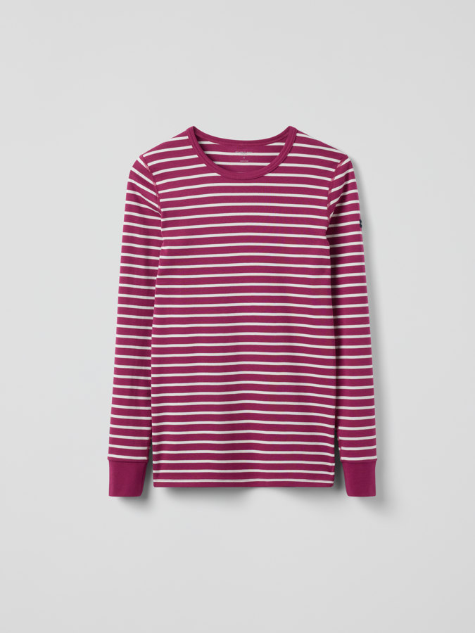 Set für Erwachsene aus Hose und Shirt, gestreift