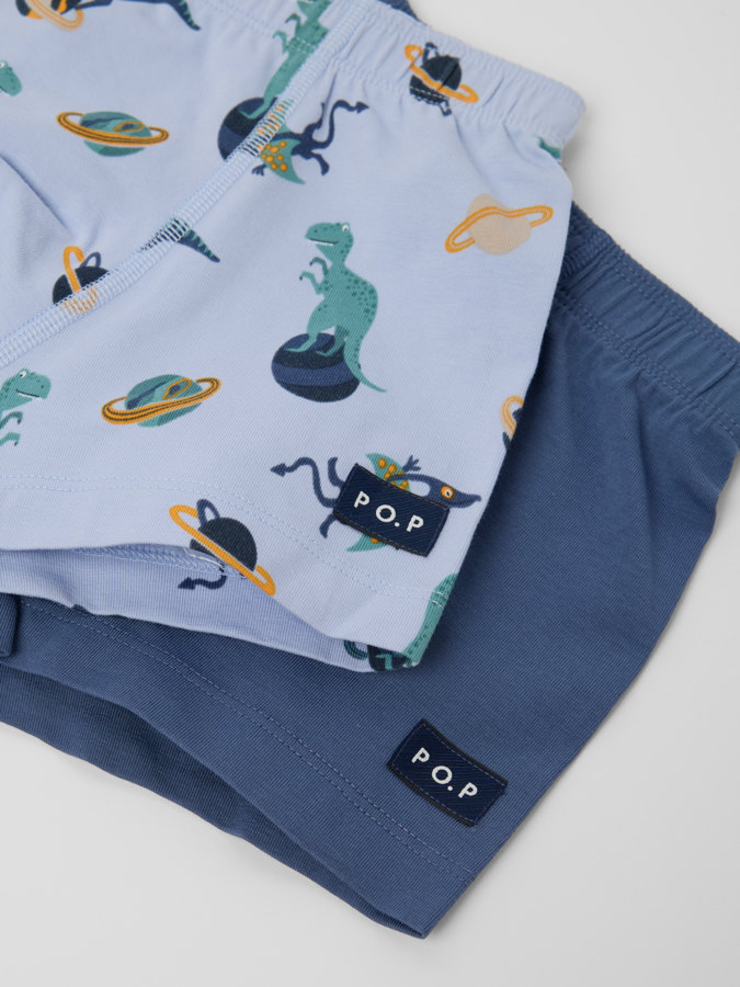 2er-Pack Boxershorts Dinosaurier