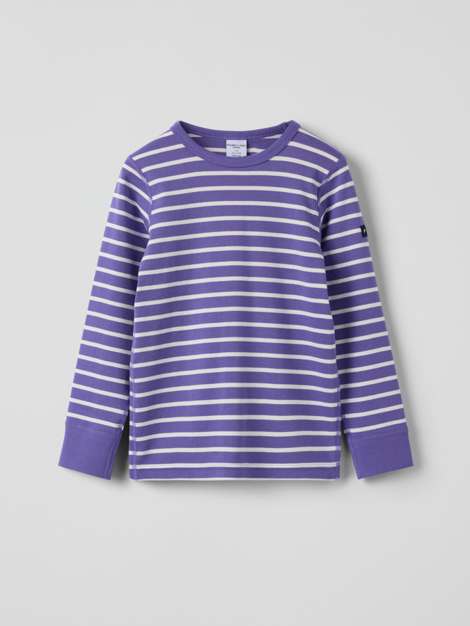 Langarm-T-Shirt, gestreift