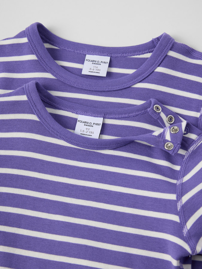 Langarm-T-Shirt, gestreift