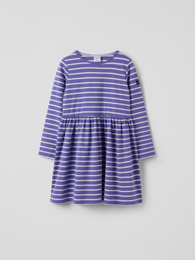 Langärmeliges Drehkleid Einhörner