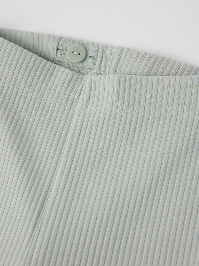 Ausgestellte gerippte Jerseyhose