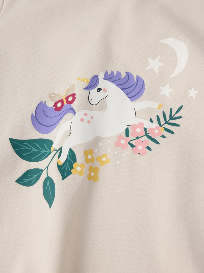 Langarmshirt Einhorn
