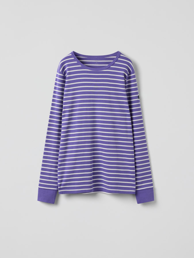 Set für Erwachsene aus Hose und Shirt, gestreift