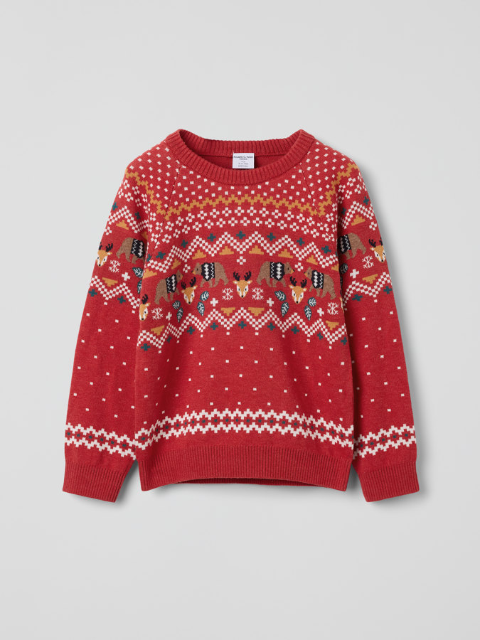 Strickpullover Weihnachten