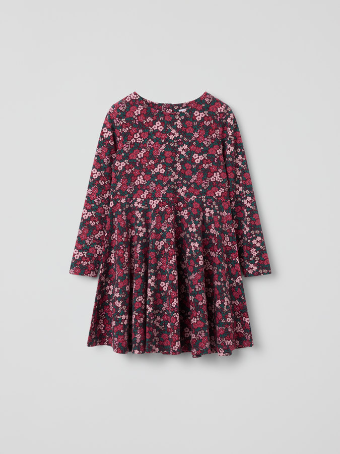 Geblümtes Drehkleid