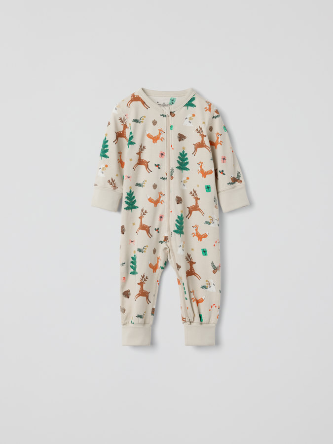 Weihnachtspyjamaoverall