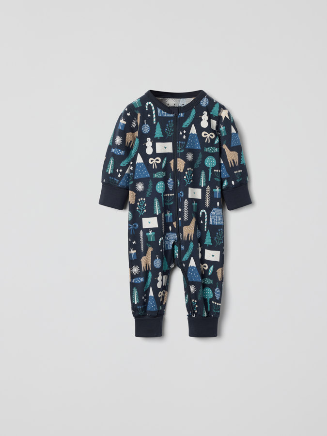 Weihnachtspyjamaoverall