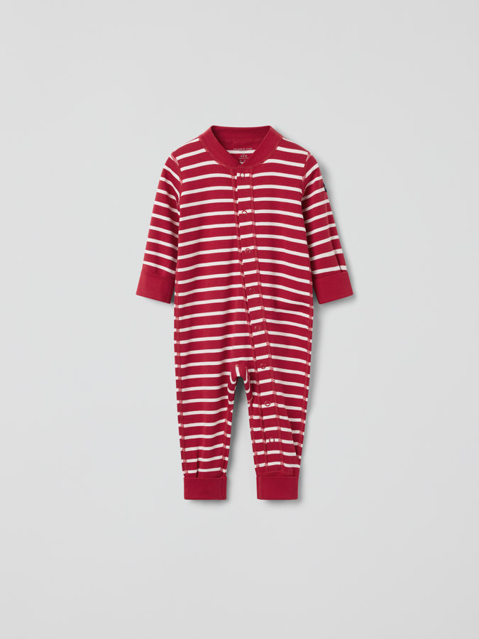 Jersey-Overall gestreift