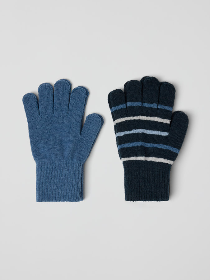 2er-Pack Gestrickte Fingerhandschuhe