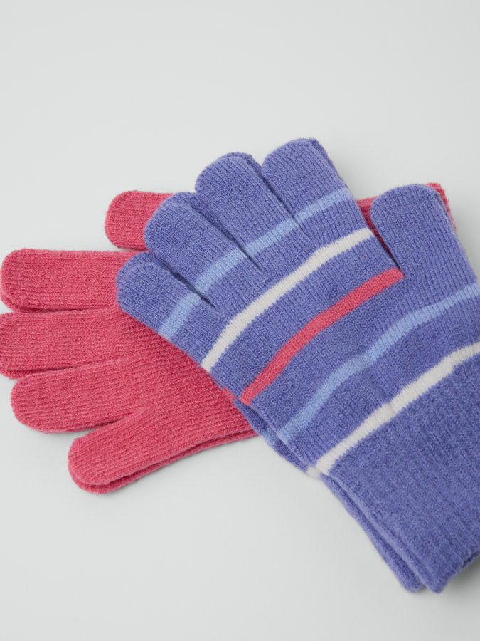 2er-Pack Gestrickte Fingerhandschuhe