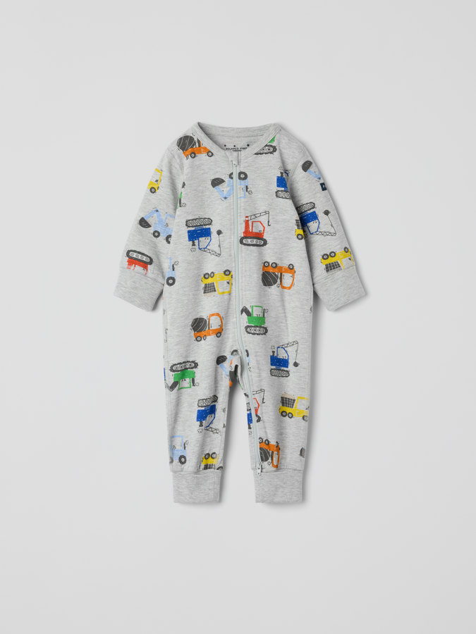 Pyjamaoverall fahrzeuge