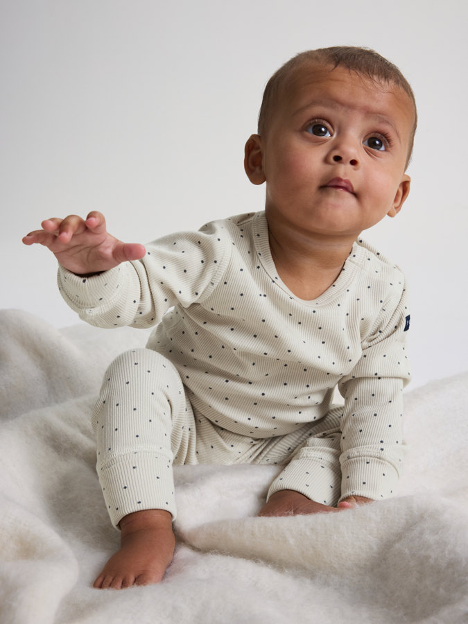 Gerippte hose gepunktet Gerippte hose gepunktet