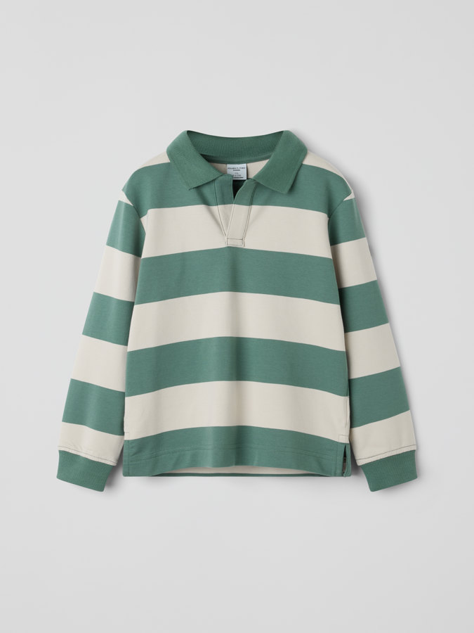 Langärmliges Rugbyshirt