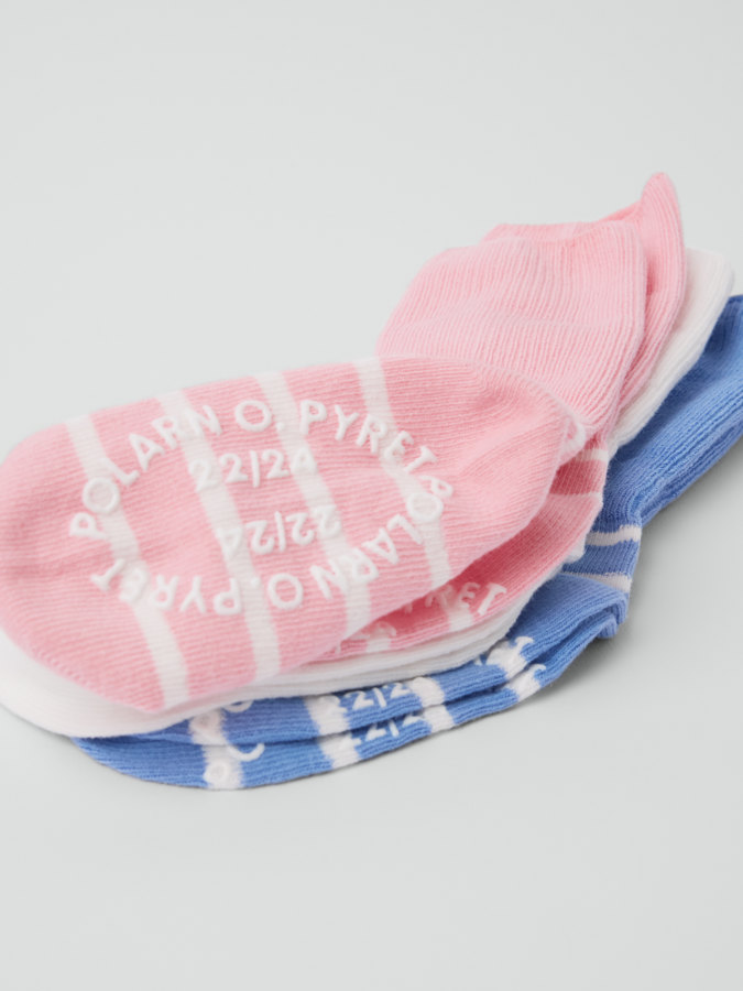 3er-Pack Antirutsch-Söckchen