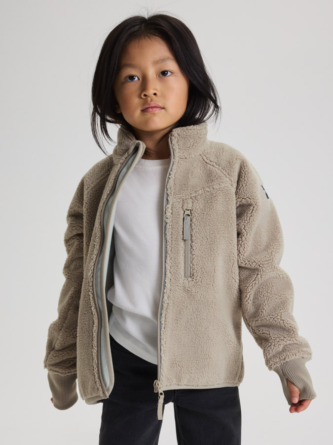 Winddichte Pile-Fleecejacke