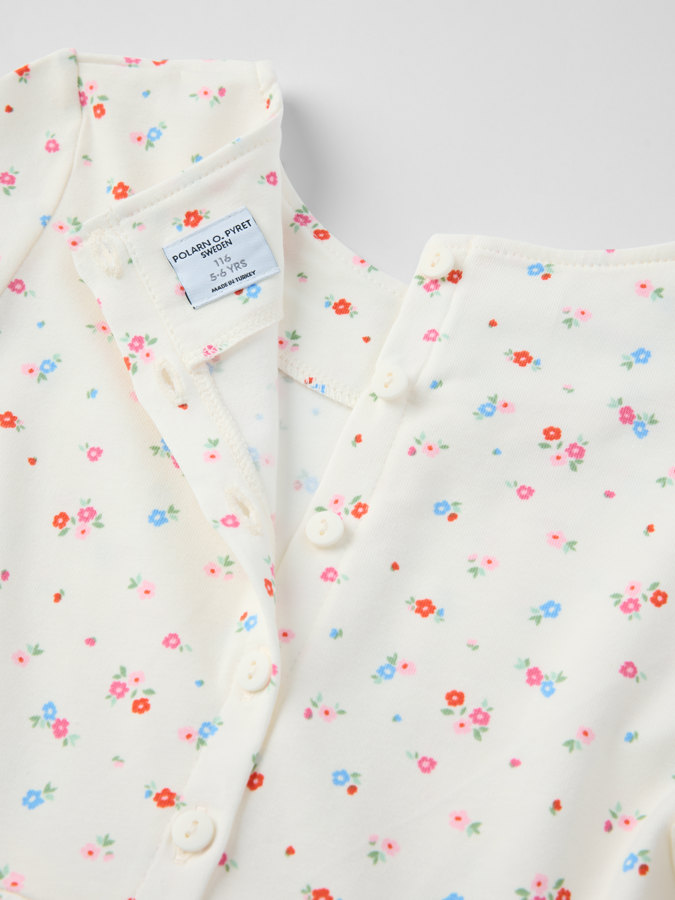 Geblümtes Drehkleid Geblümtes Drehkleid