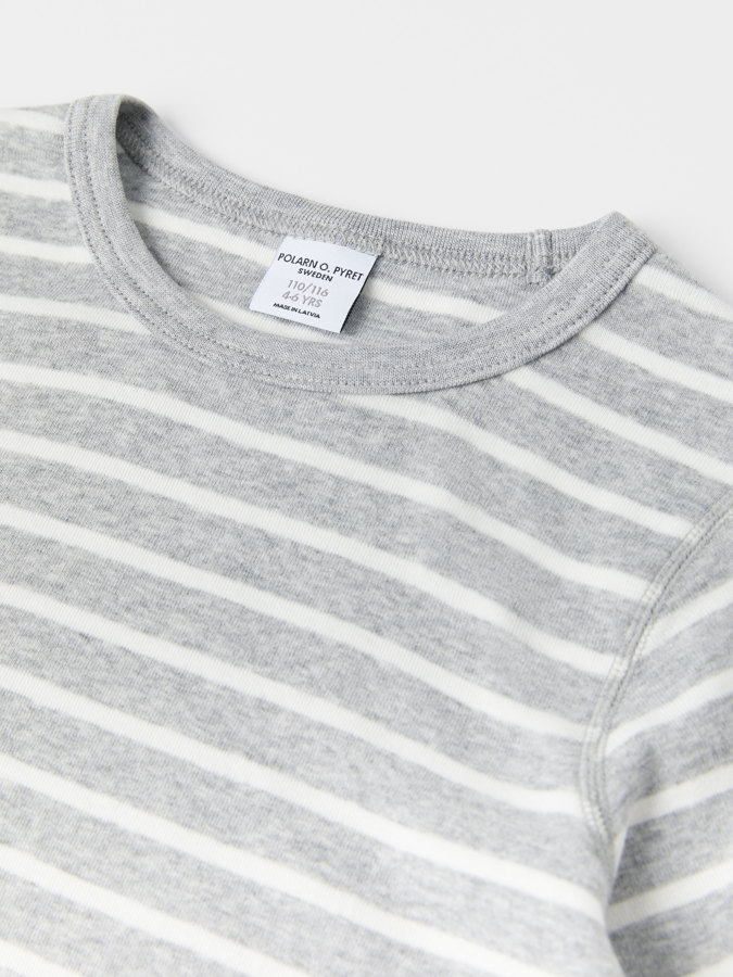 Langarm-T-Shirt gestreift