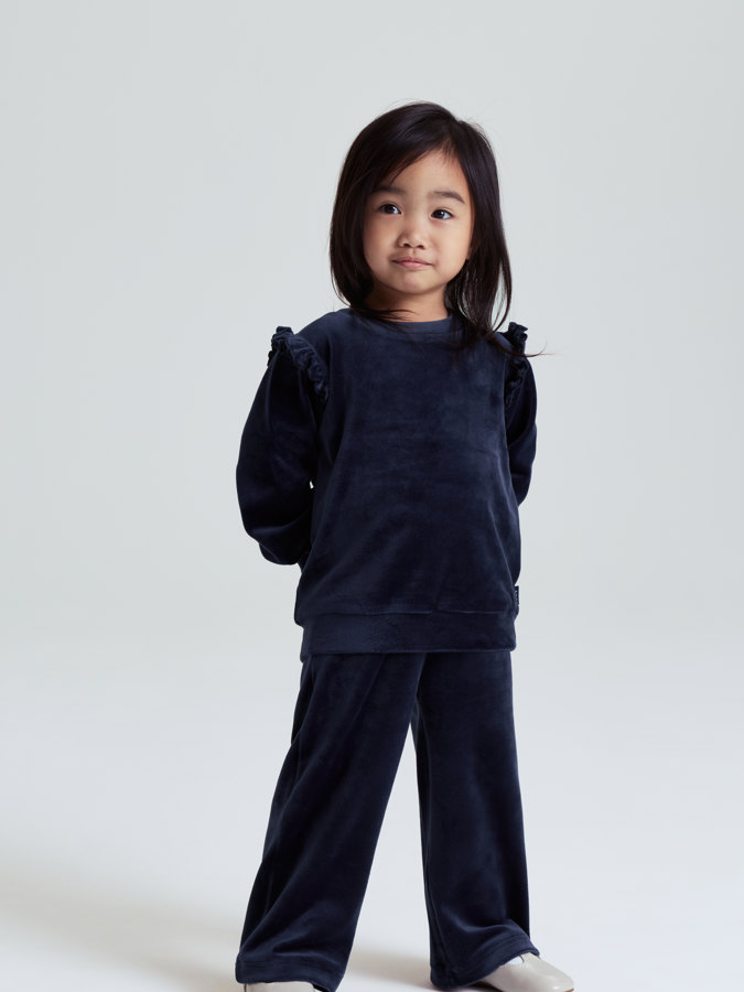 Velourpullover
