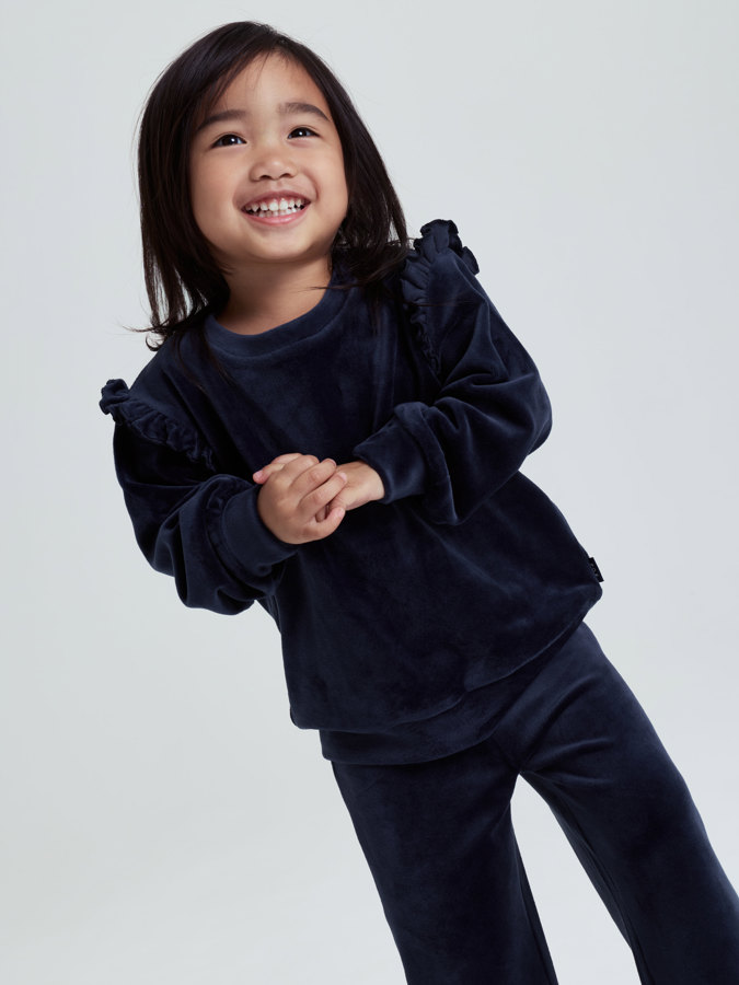 Velourpullover