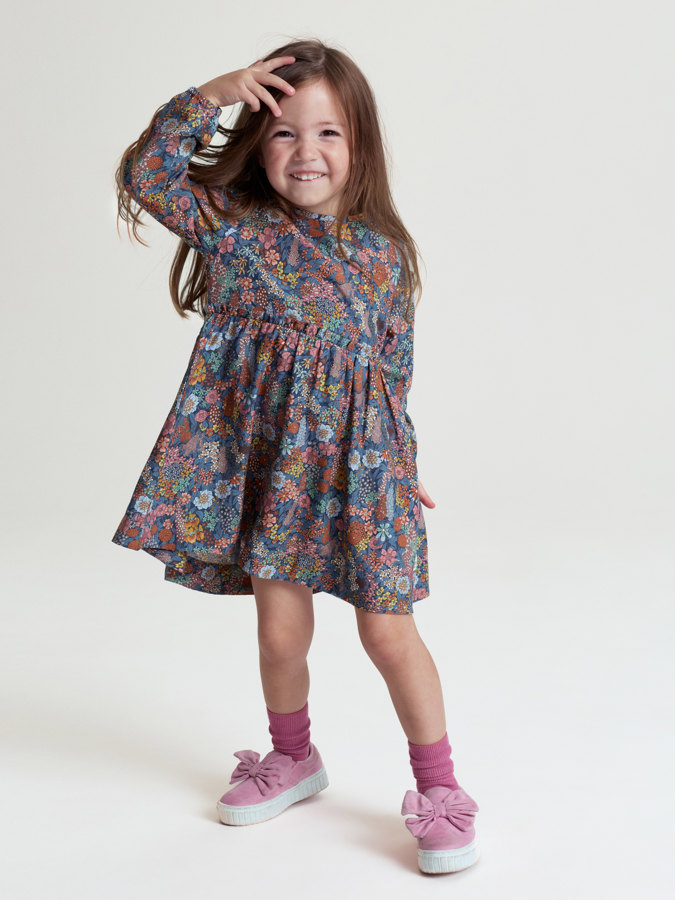 Langärmliges Kleid LIBERTY