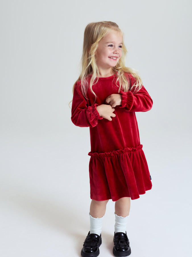 Velourkleid