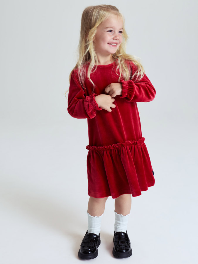 Velourkleid