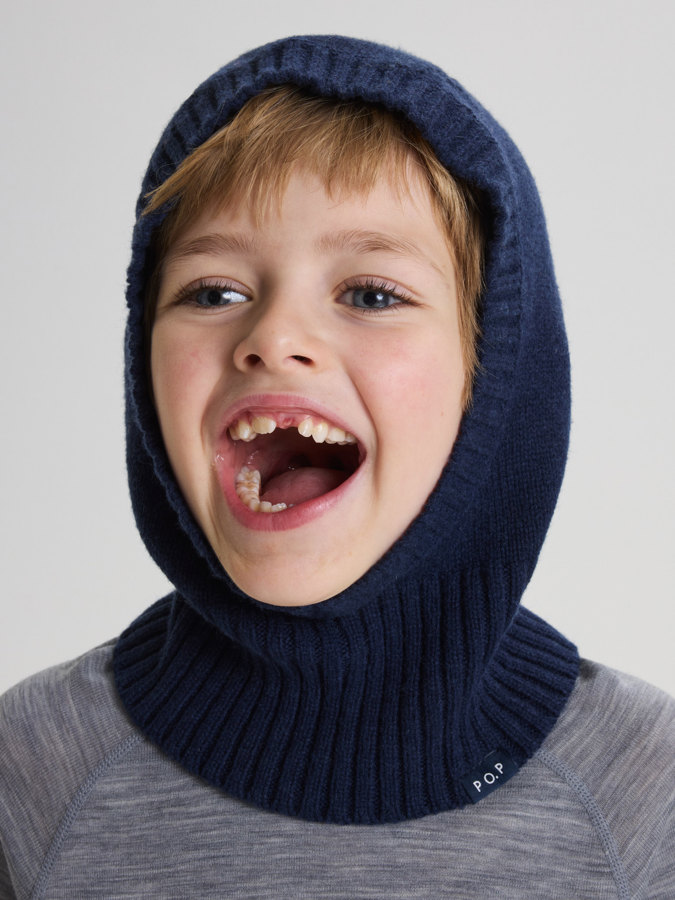 Strickbalaklava Wollmix Strickbalaklava Wollmix