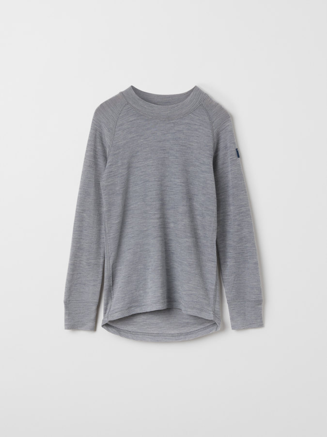 Langes Unterhemd aus Merinowolle Langes Unterhemd aus Merinowolle