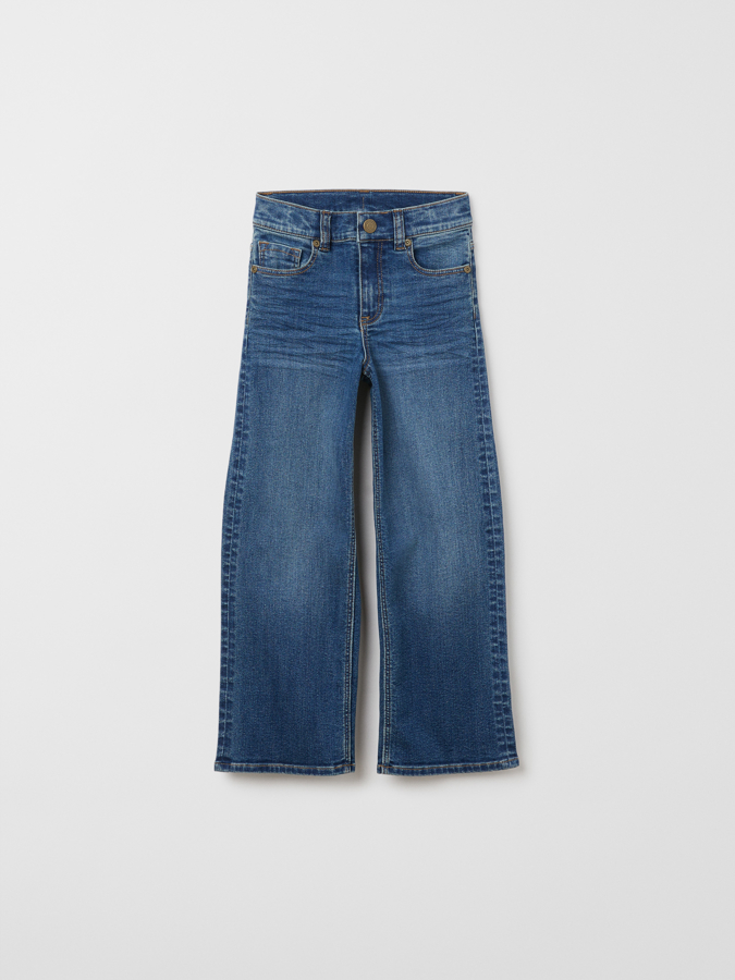 SALLY Jeans mit weitem Bein und hohem Bund