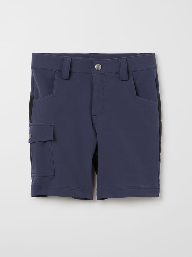 Wasserabweisende Outdoor-Shorts, einfarbig