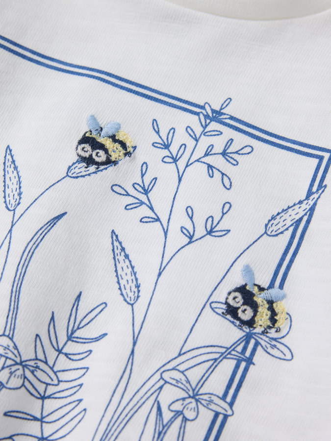 Kurzärmeliges Shirt, geblümt Kurzärmeliges Shirt, geblümt