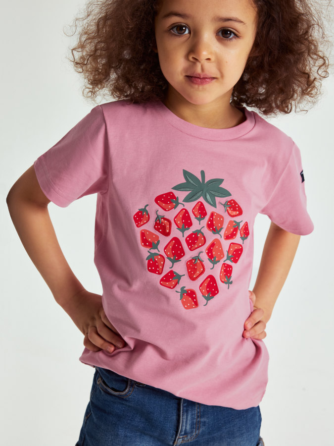 T-Shirt, Erdbeermotiv T-Shirt, Erdbeermotiv