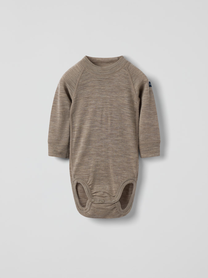 Langärmliger Body Merinowolle Langärmliger Body Merinowolle