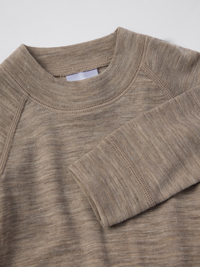 Langärmliger Body Merinowolle Langärmliger Body Merinowolle